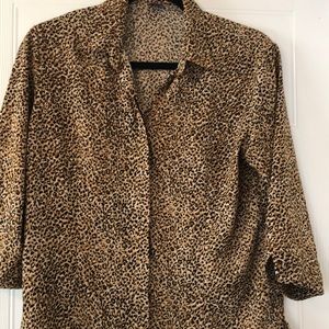 Anna Animal print blouse